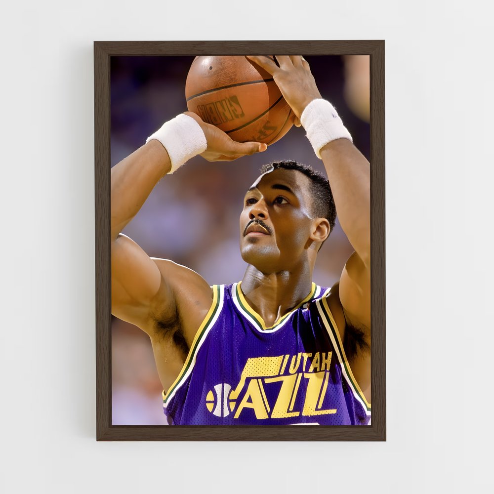 Poster Karl de malone – affiche Basketball (vue 5)